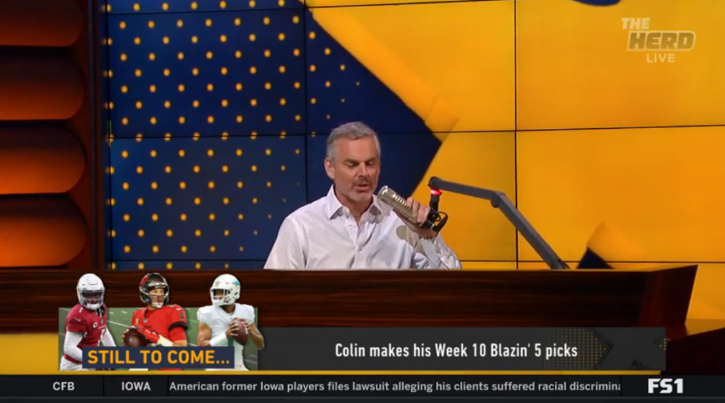 Blazing Colin Cowherd Week Nfl Picks On Fox Sports