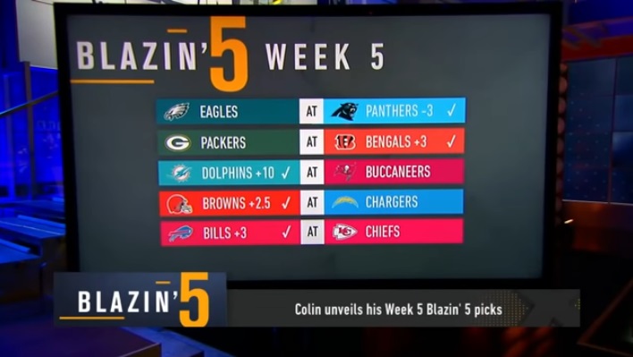 Blazing Colin Cowherd Week Nfl Picks On Fox Sports