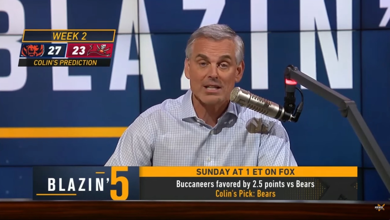 Blazing 5 Colin Cowherd Week 2 NFL Picks 2023 On Fox Sports