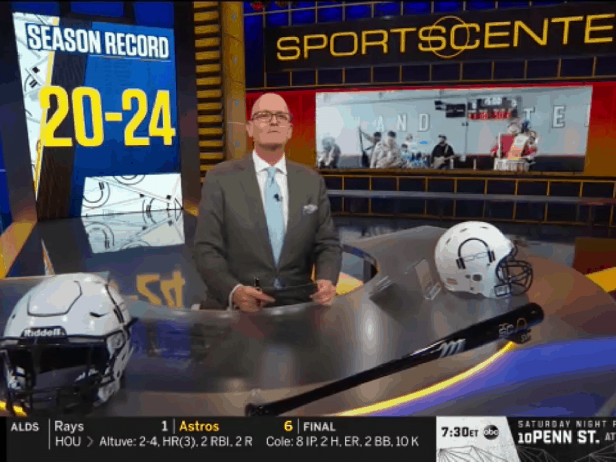 Scott Van Pelt 2020 Week 8 CFB Week 7 NFL WINNER$ Picks On ESPN Sports  Center - EvenYourOdds