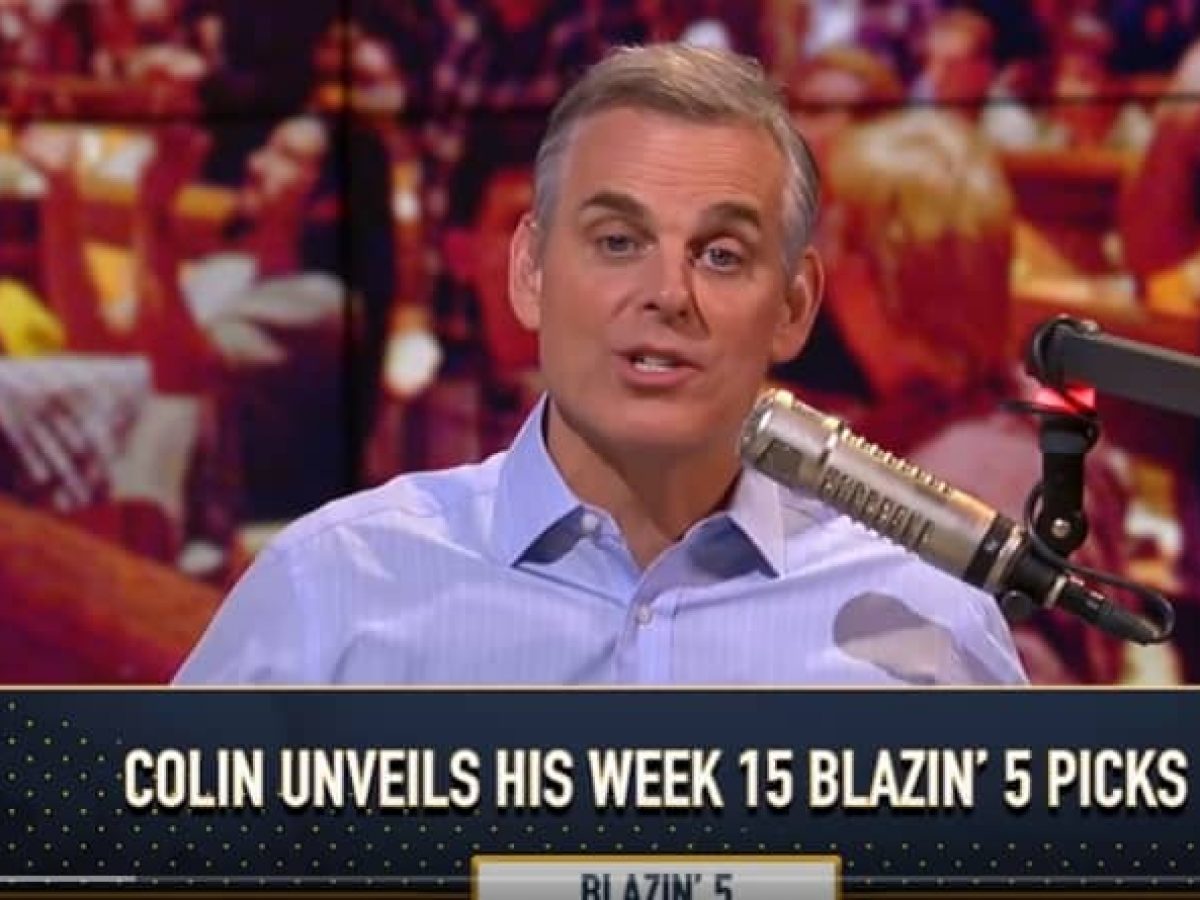 Colin Cowherd Blazing Five NFL 2019 Week 14 Picks On Fox Sports