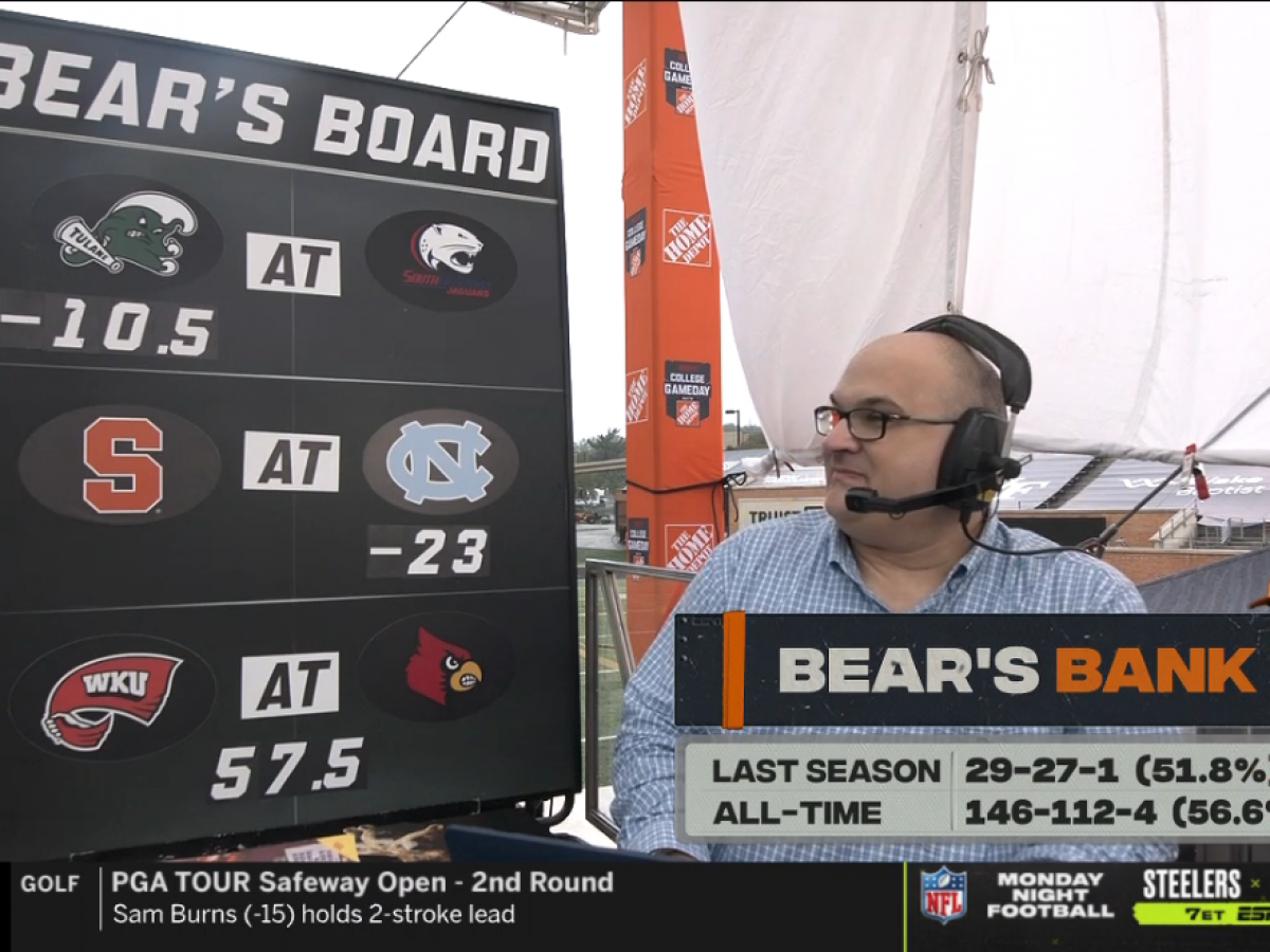 Stanford Steve and Chris “The Bear” Fallica 2020 College Football Week 3  Picks on ESPN Behind the Bets Podcast - EvenYourOdds