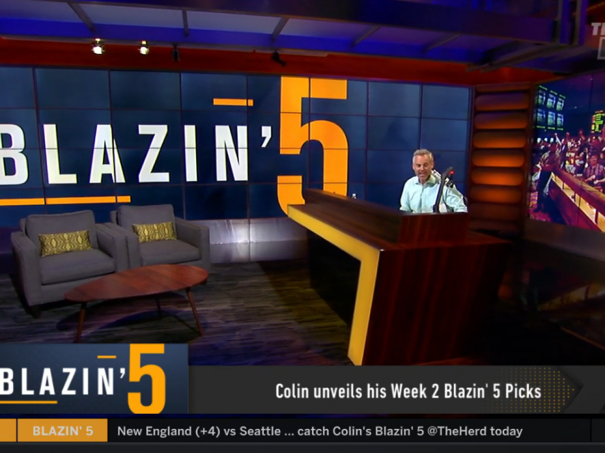 Blazing 5: Colin Cowherd Week 1 NFL Picks 2023 On Fox Sports - EvenYourOdds