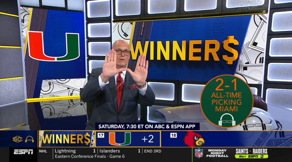 Scott Van Pelt 2021 Week 6 CFB WINNER$ Picks On ESPN Sports Center -  EvenYourOdds