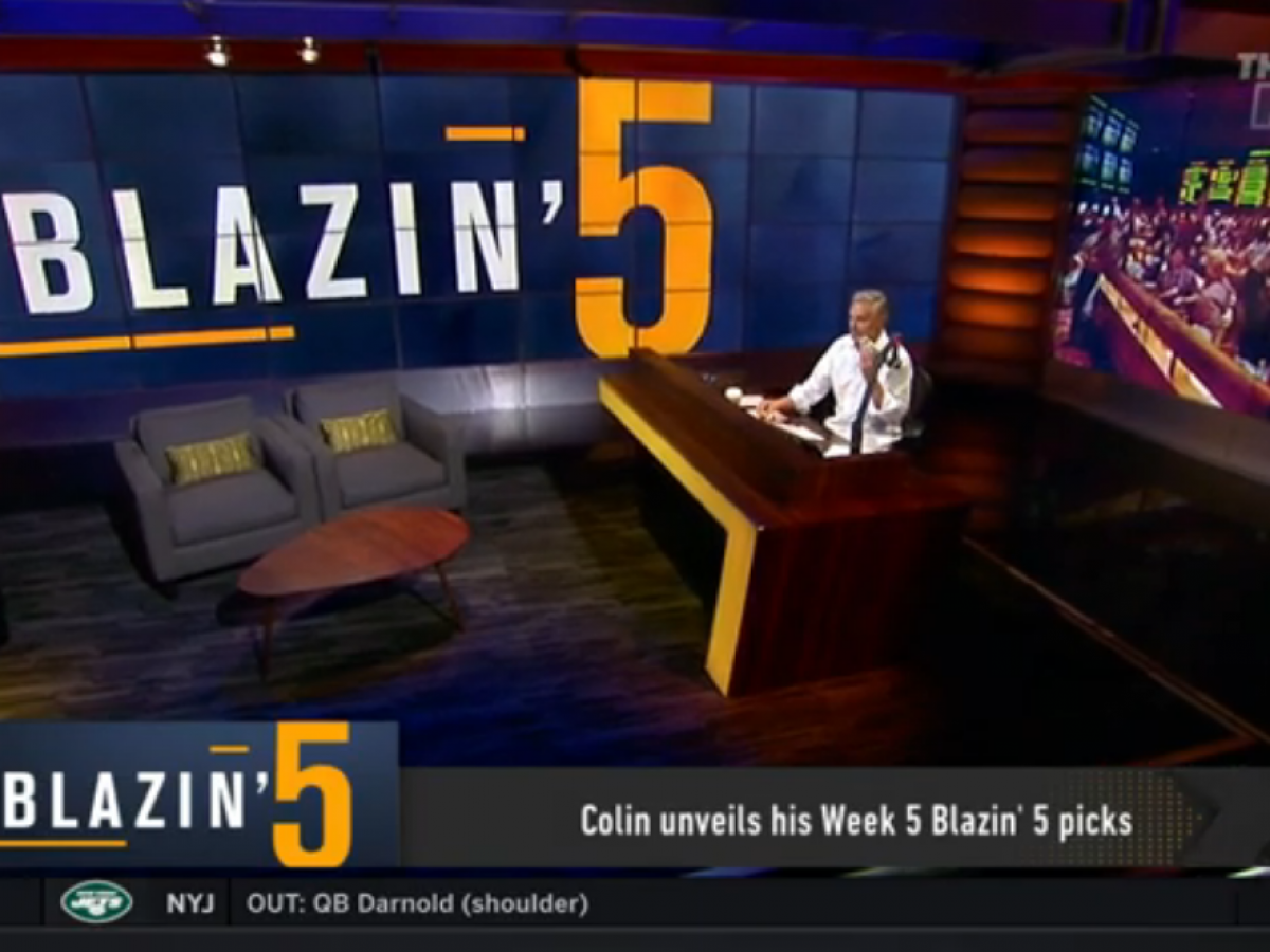 Blazing 5: Colin Cowherd Week 10 NFL Picks 2020 On Fox Sports - EvenYourOdds