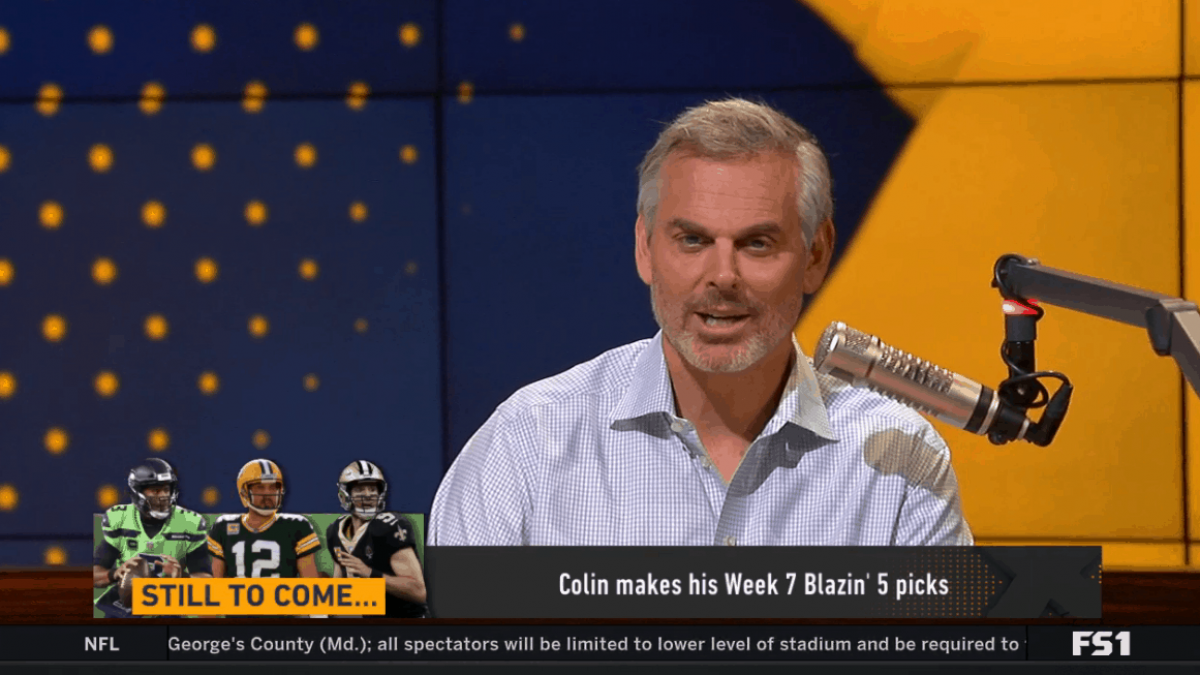 Colin Cowherd's Entire 2020 'Blazing 5' NFL Gambling Picks