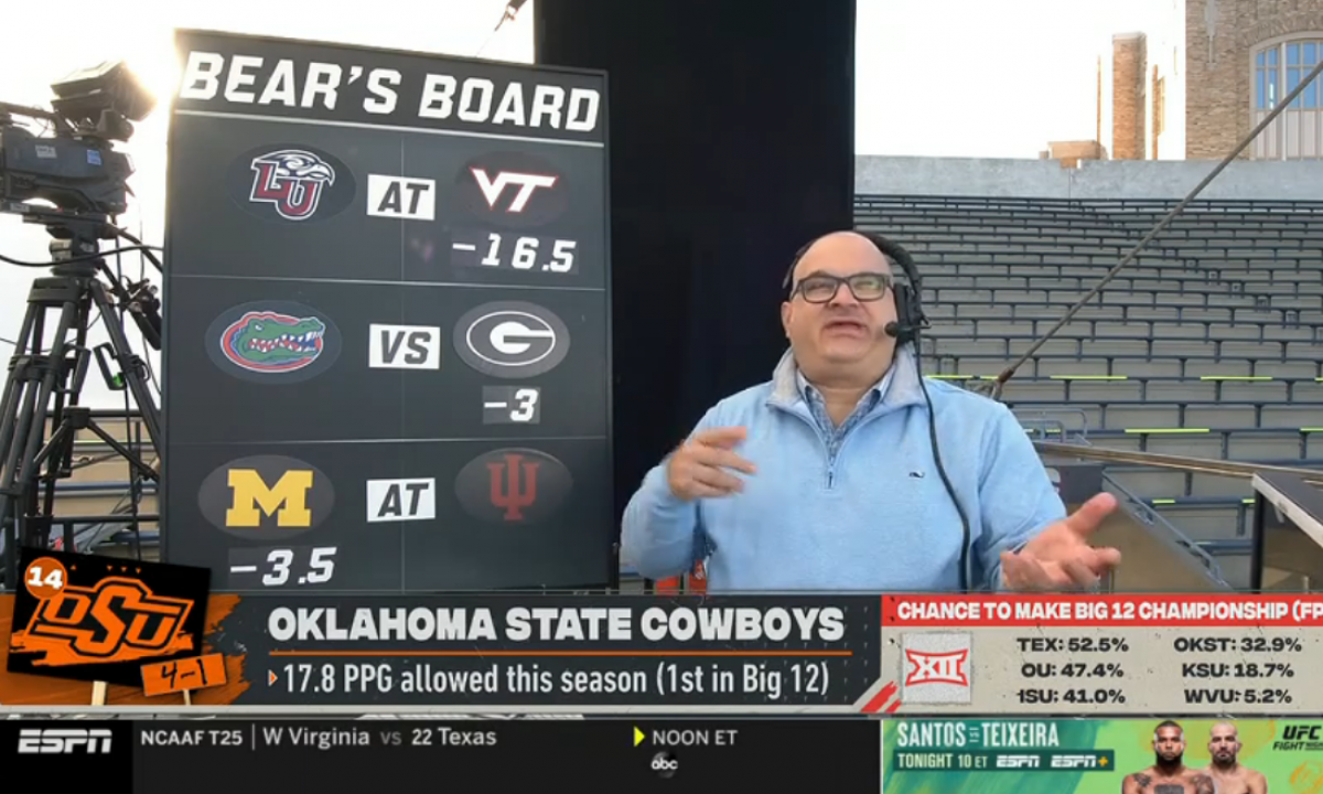 Bear's Bank Picks: Chris Fallica Week 5 2021 College Football Picks on ESPN  College Gameday - EvenYourOdds