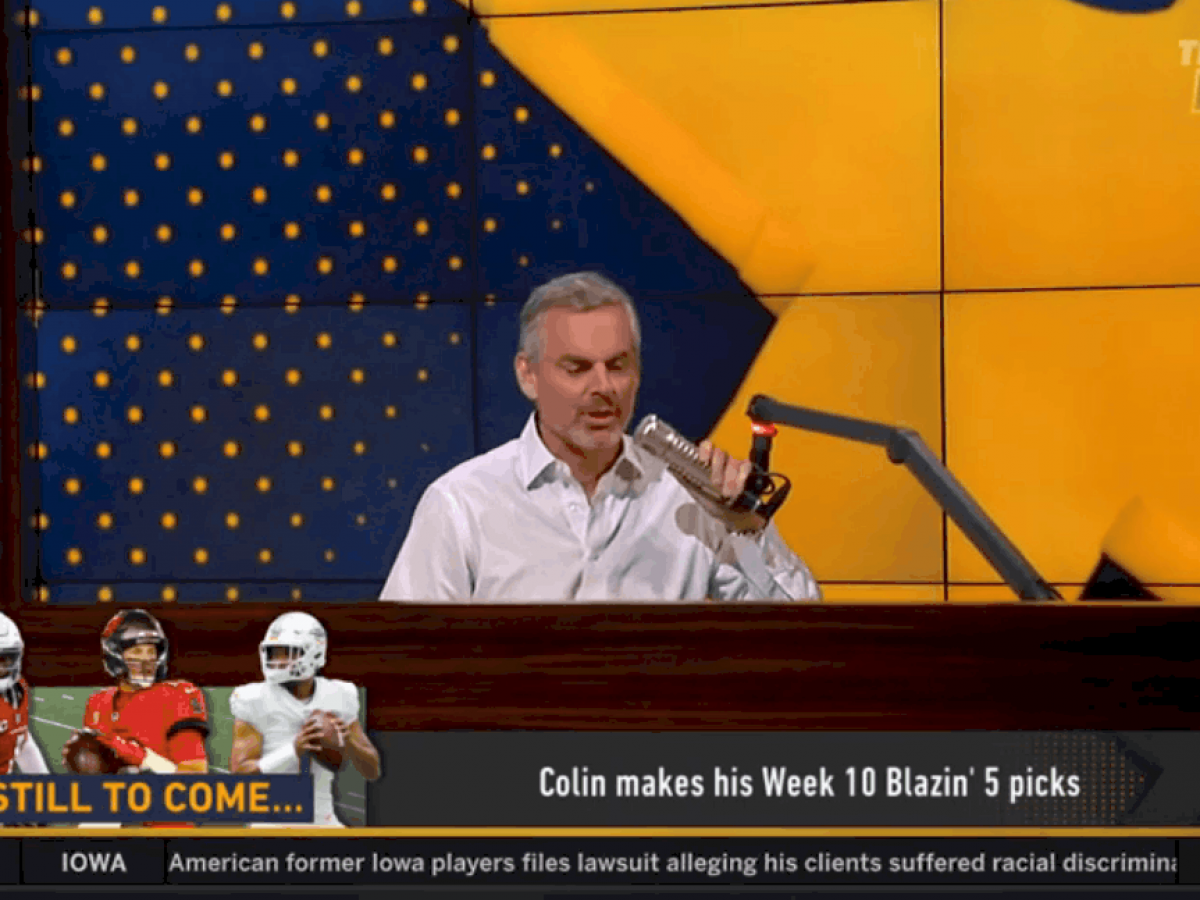 Blazing 5: Colin Cowherd Week 11 NFL Picks 2020 On Fox Sports