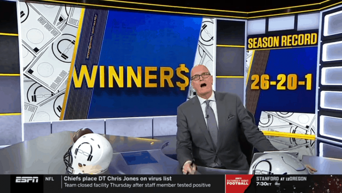 Scott Van Pelt 2021 Week 9 CFB WINNER$ Picks On ESPN Sports Center -  EvenYourOdds