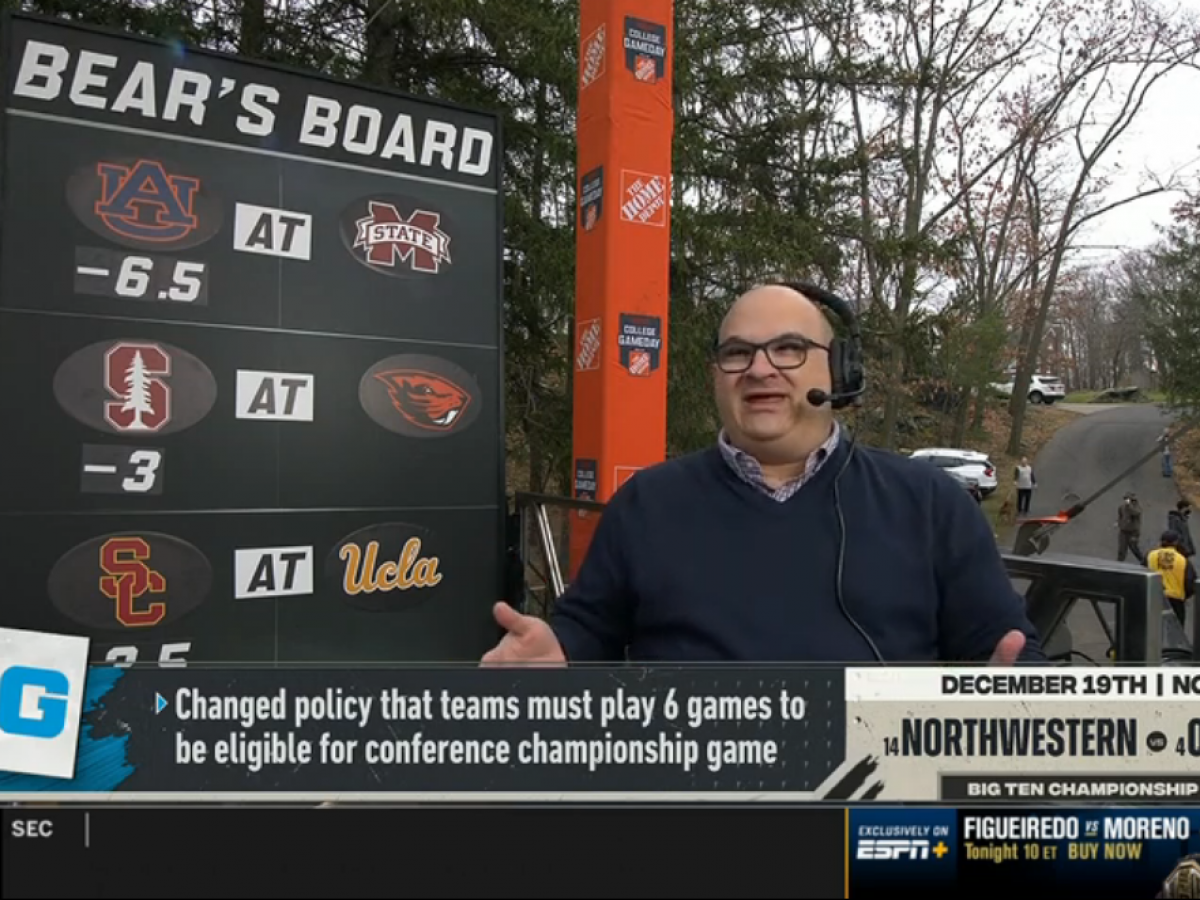 Stanford Steve and Chris “The Bear” Fallica 2020 College Football Week 6  Picks on ESPN Behind the Bets Podcast - EvenYourOdds