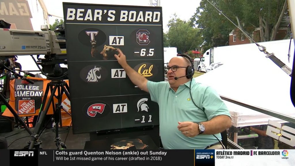 College Football Expert Picks: Who Is The Bear Picking In Week 5?