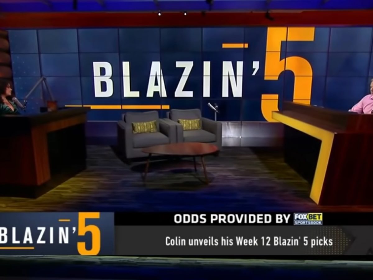 Colin Cowherd's Blazing 5 NFL Week 12 Picks - Crossing Broad