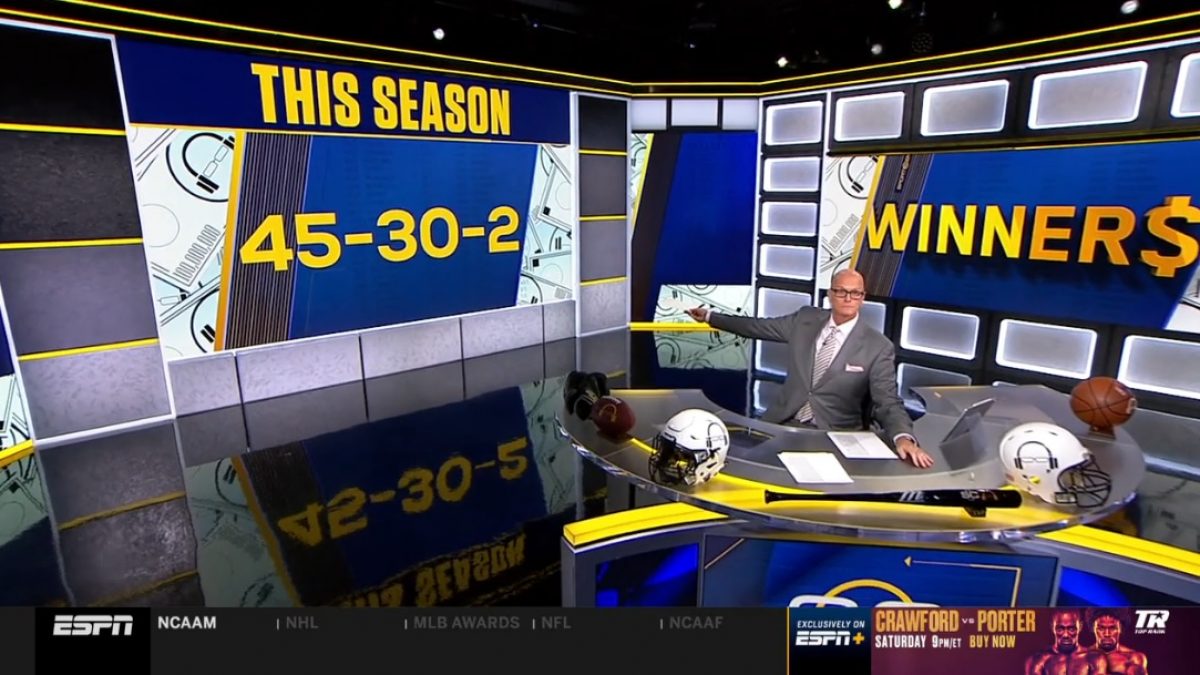 Scott Van Pelt 2023 Week 5 CFB WINNER$ Picks On ESPN Sports Center -  EvenYourOdds