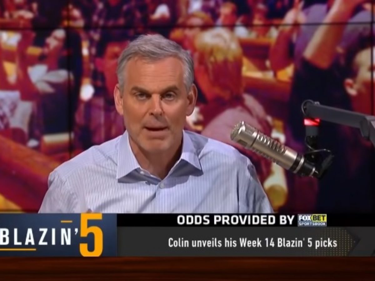 Colin Cowherd's Week 14 Blazing 5 Picks