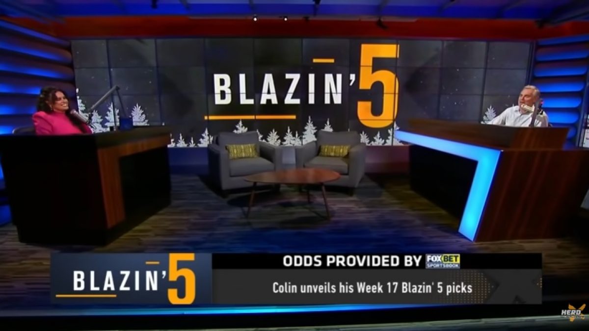 Blazing 5: Colin Cowherd Week 17 NFL Picks 2021 On Fox Sports - EvenYourOdds