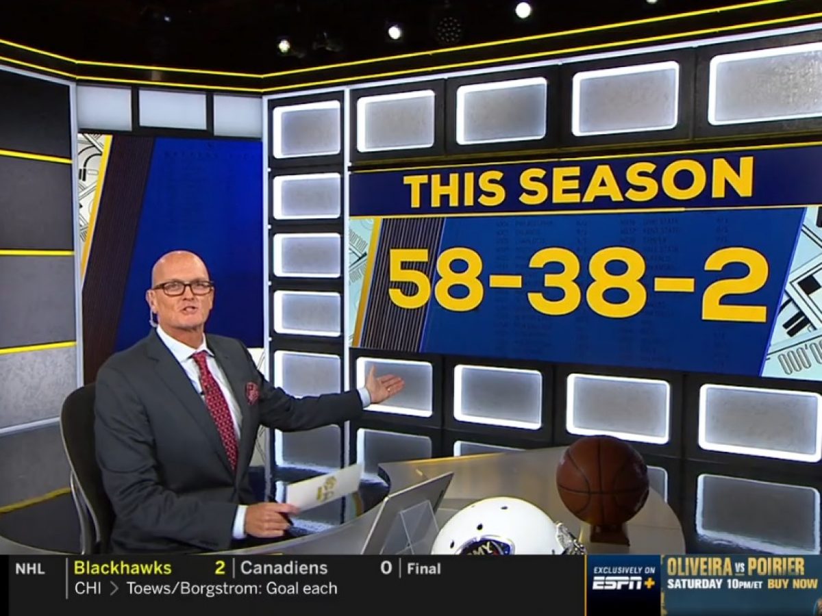 Scott Van Pelt 2021 Week 2 CFB WINNER$ Picks On ESPN Sports Center -  EvenYourOdds