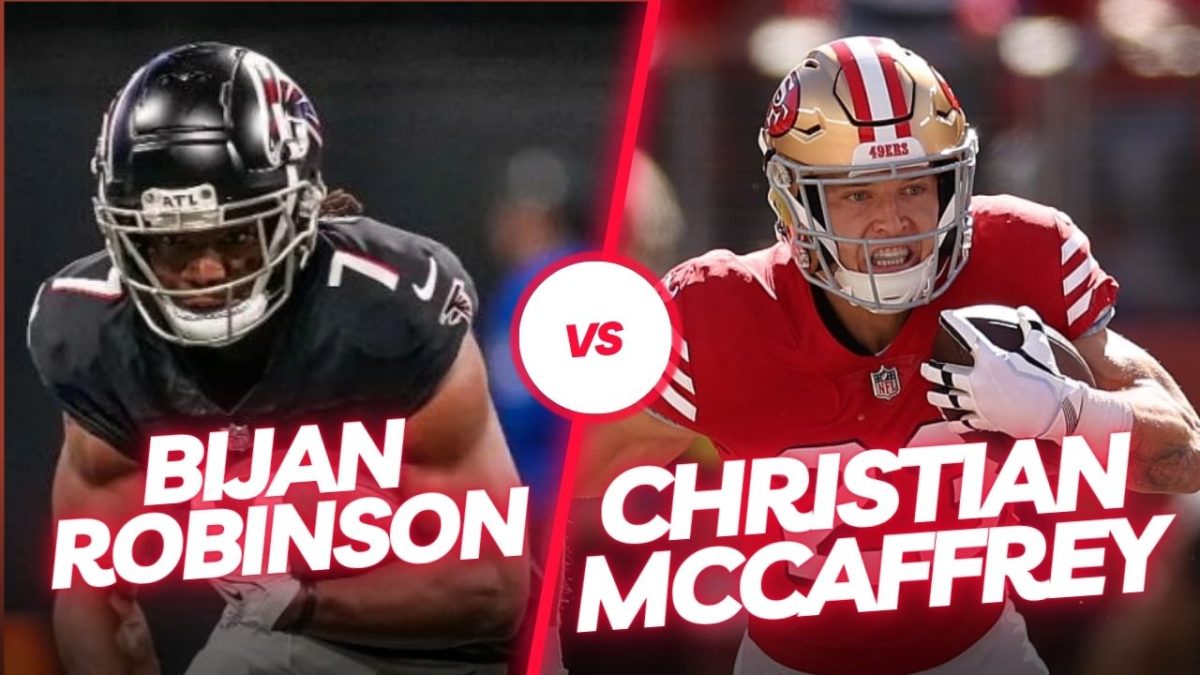 Christian McCaffrey or Bijan Robinson: Who Should You Draft as Your RB1 in  Fantasy Football 2023? - EvenYourOdds