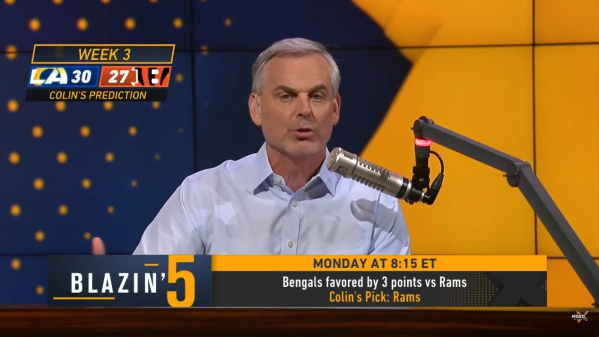Blazing 5: Colin Cowherd Week 3 NFL Picks 2023 On Fox Sports - EvenYourOdds