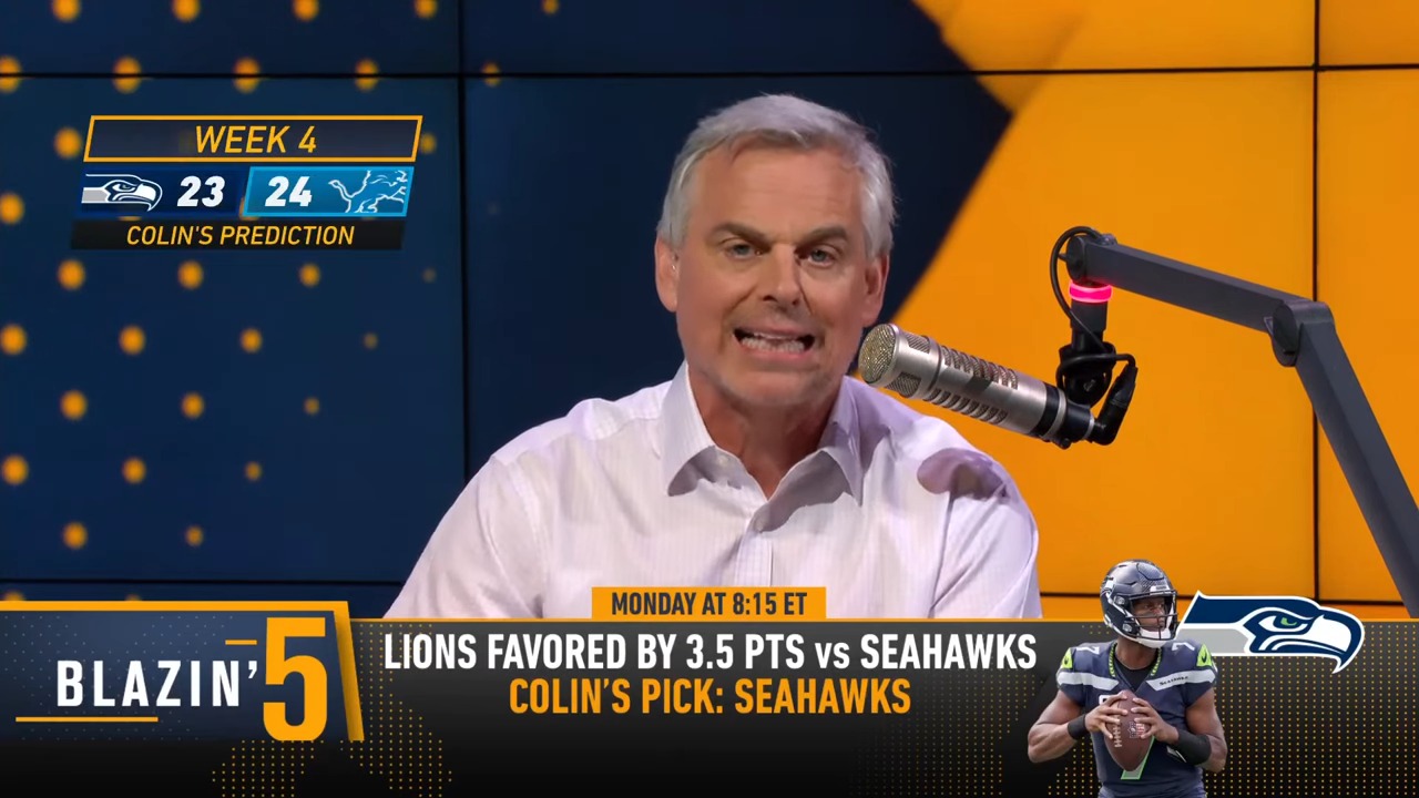 Colin Cowherd's Blazin' 5 Picks NFL Week 4 in 2024